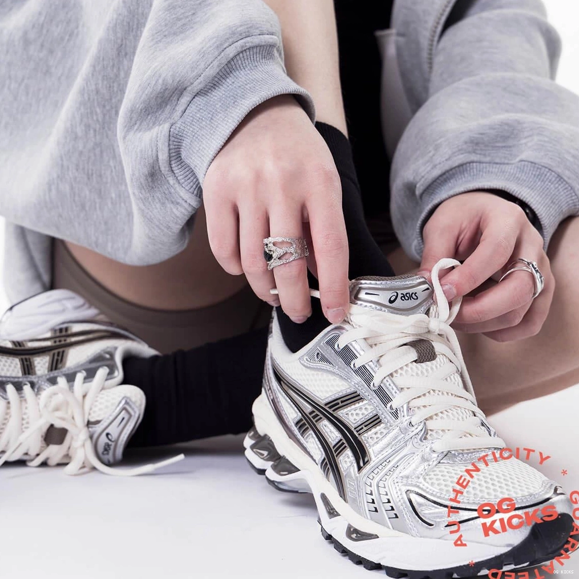 Metallic Cream ASICS Gel-Kayano Black 14 Plum 0715